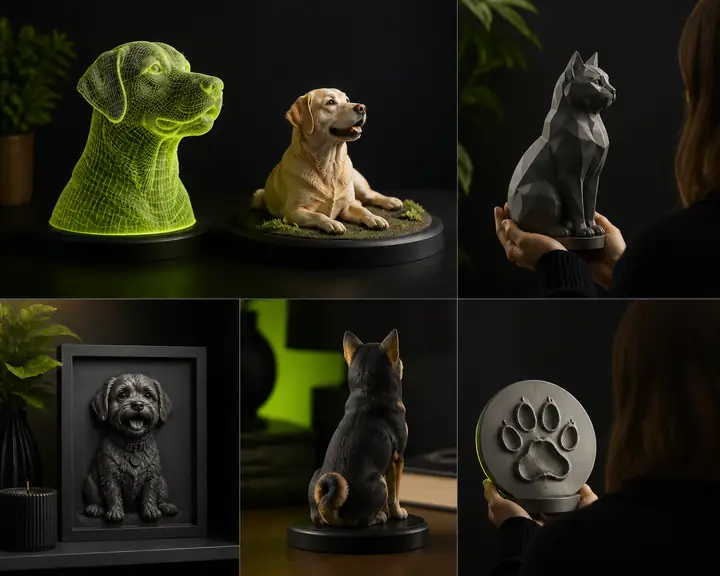 Creative Lab pet keepsake examples